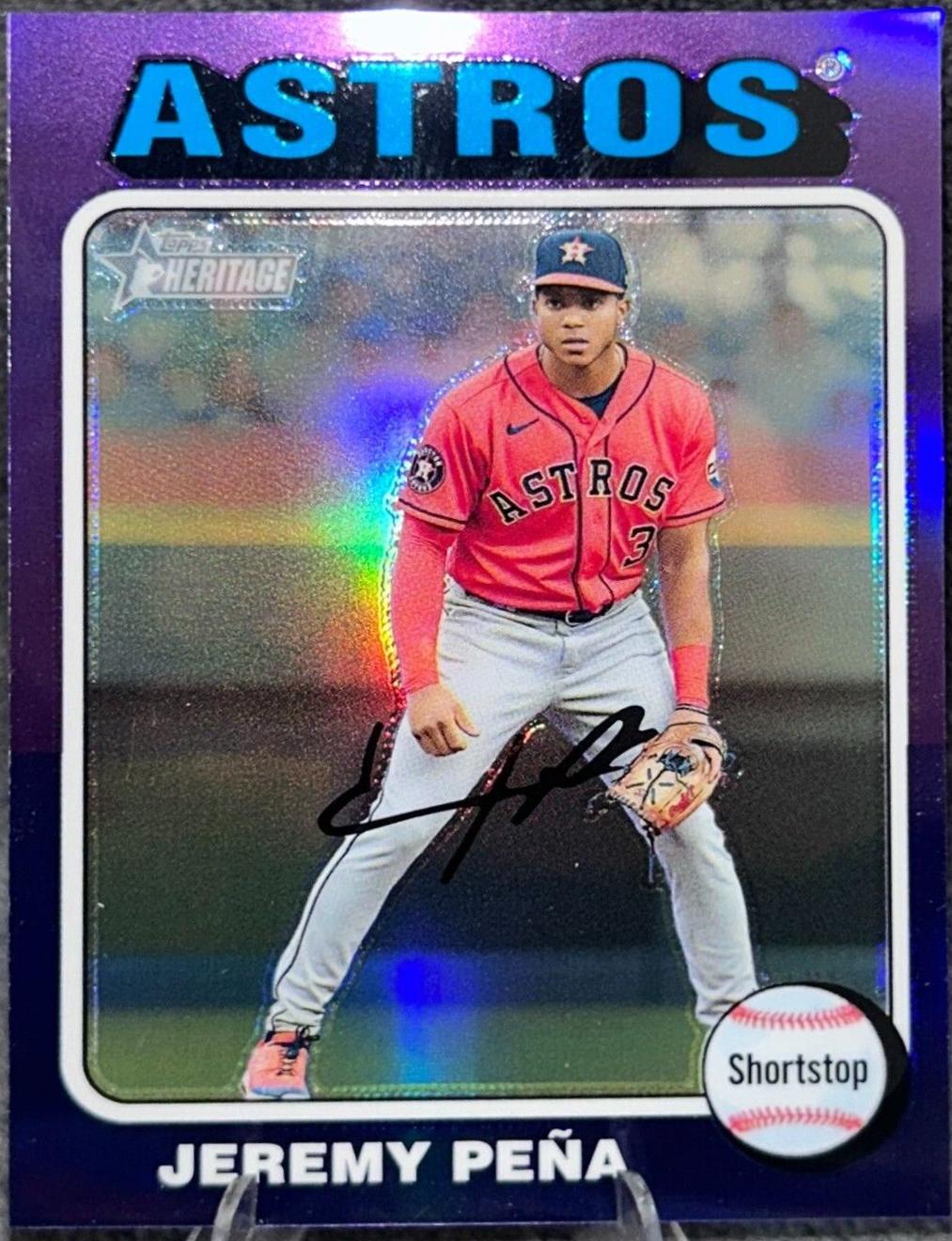 Jeremy Pena [Purple Chrome] #305