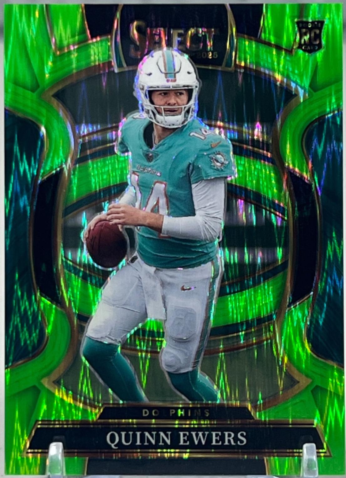 Quinn Ewers [Neon Green Prizm Shock] #82 Prices | 2025 Panini