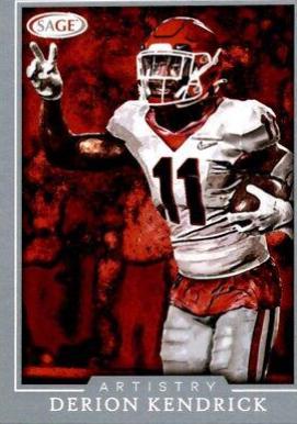 Derion Kendrick #15 2022 Sage Artistry Football