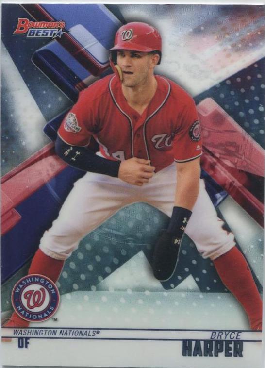 Bryce Harper #5 Baseball Cards 2018 Bowman's Best