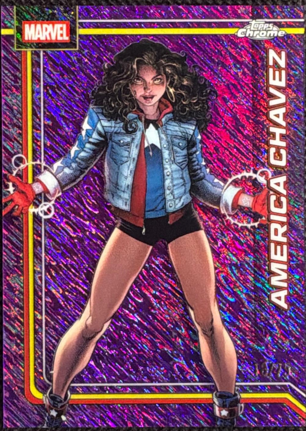 America Chavez Purple Shimmer Refractor