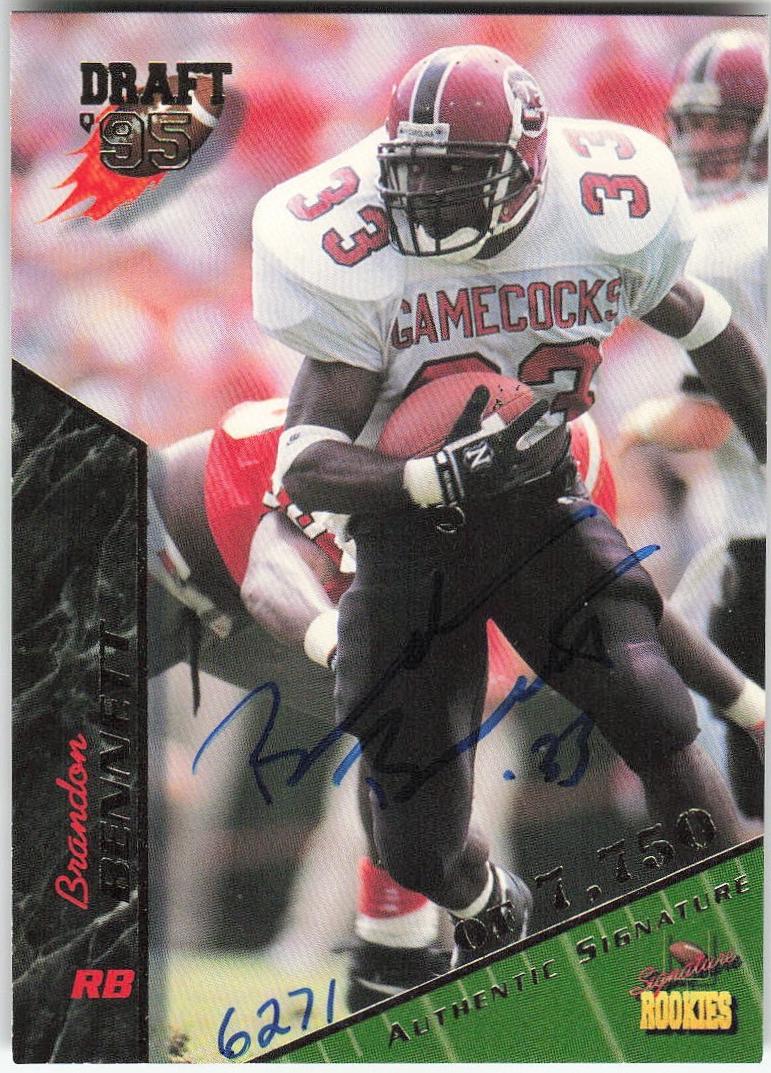 Brandon Bennett #7 1995 Signature Rookies Football
