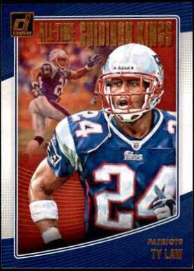 Ty Law Football Cards 2018 Donruss All-Time Gridiron Kings