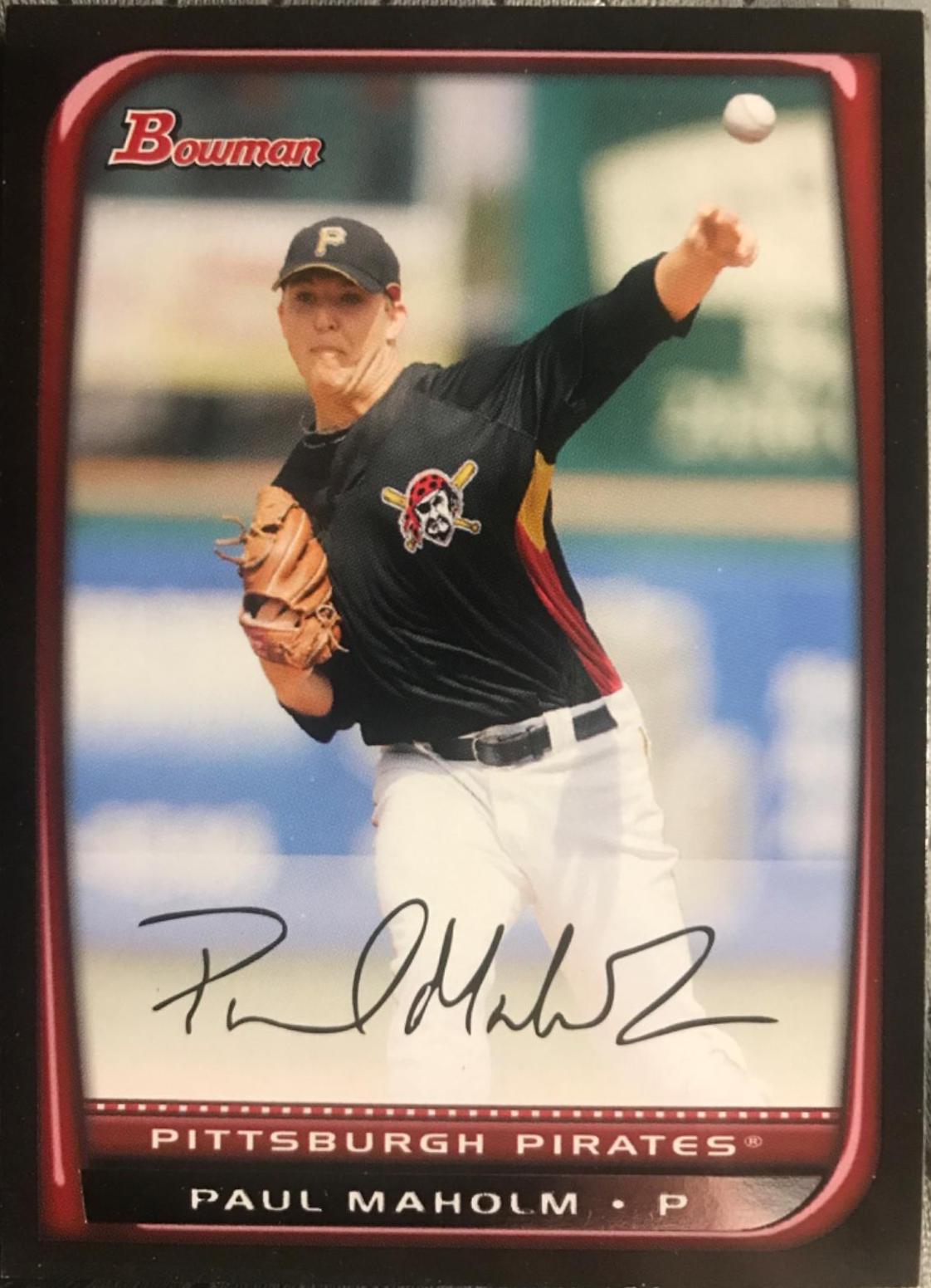 Paul Maholm #18 Baseball Cards 2008 Bowman