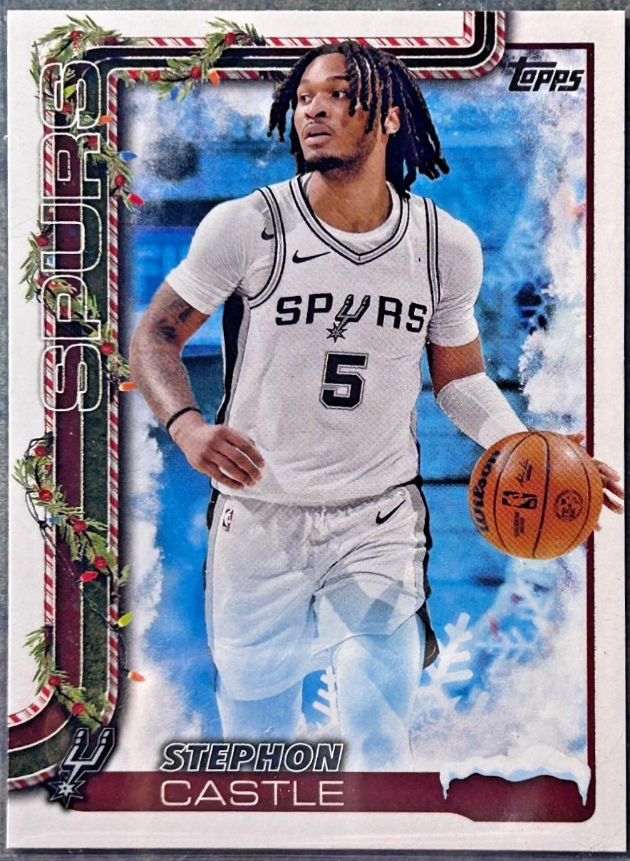 Stephon Castle #SSV-SA Prices | 2025 Topps Holiday SSP Variation