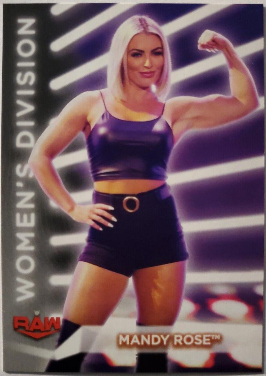 Mandy Rose #R-8 Wrestling Cards 2021 Topps WWE Women’s Division Roster