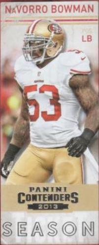 Navorro Bowman #4 Football Cards 2013 Panini Contenders