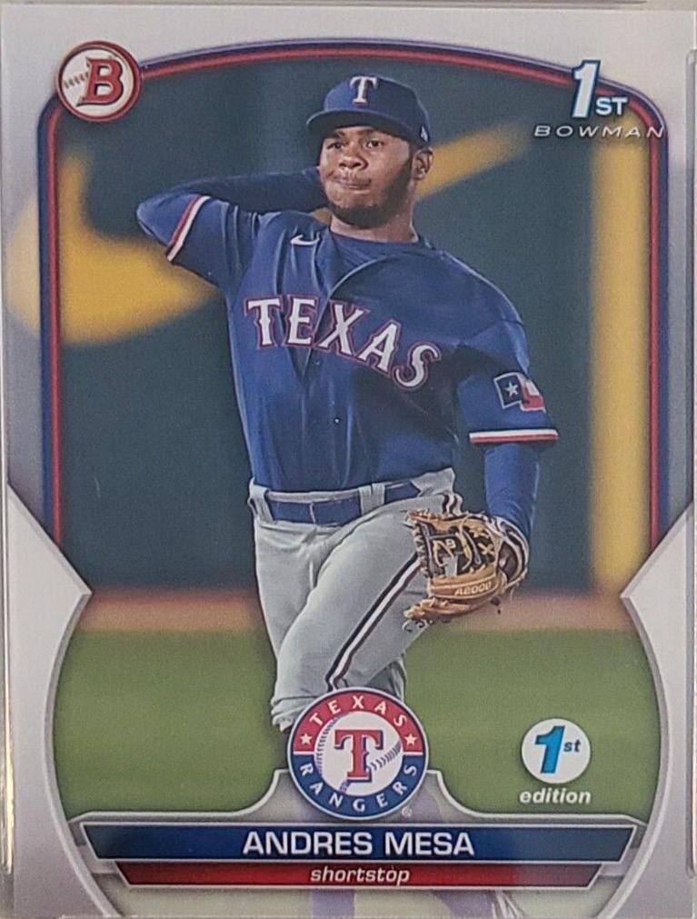 Andres Mesa #BPPF-44 Baseball Cards 2023 Bowman 1st Edition