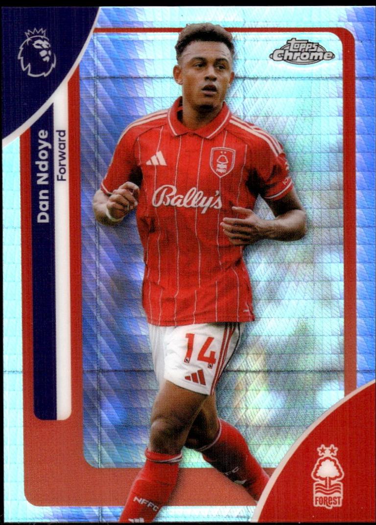Dan Ndoye #153 2025 Topps Chrome Premier League