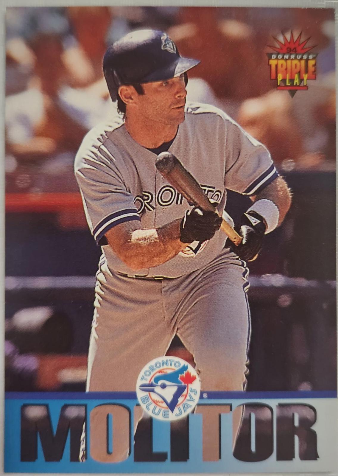Paul Molitor #35 Baseball Cards 1994 Donruss Triple Play