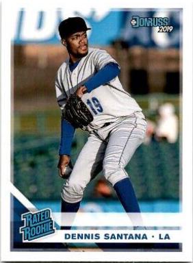 Dennis Santana #37 Baseball Cards 2019 Panini Donruss