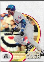 Sammy Sosa [Pattern 1] #28 Baseball Cards 1998 Topps Tek Prices