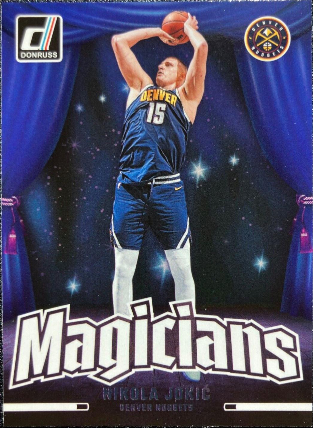 Nikola Jokic #10 Basketball Cards 2024 Panini Donruss Magicians