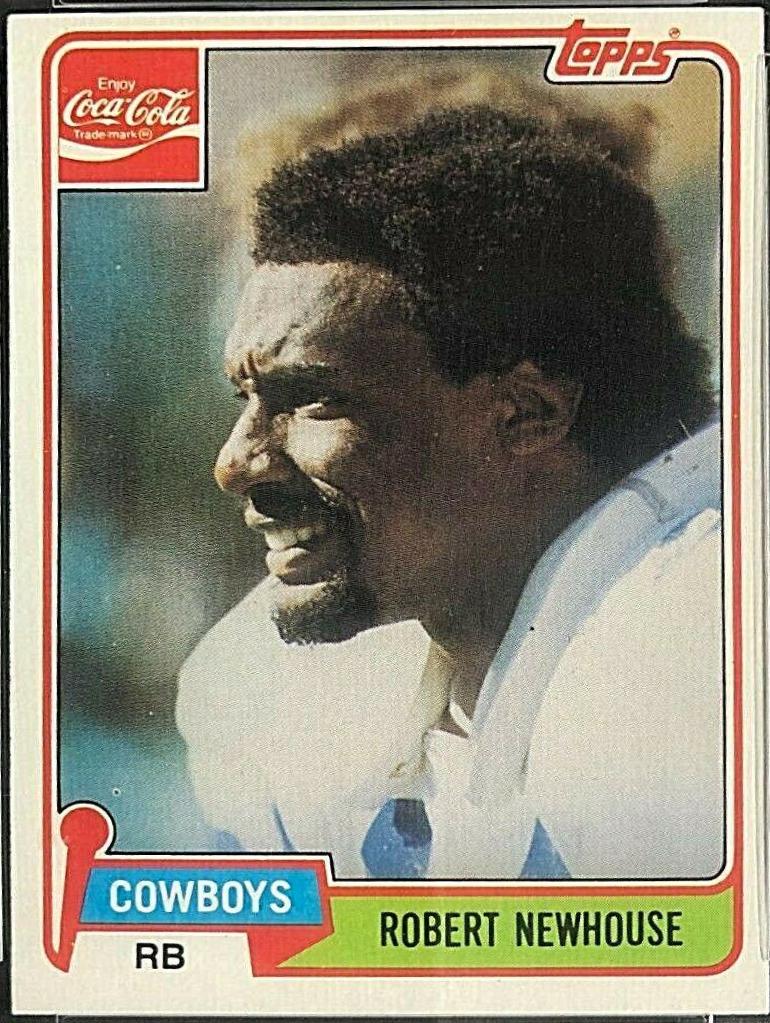 Robert Newhouse #7 Football Cards 1981 Topps Coke