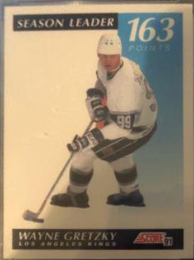 Wayne Gretzky #406 Hockey Cards 1991 Score American