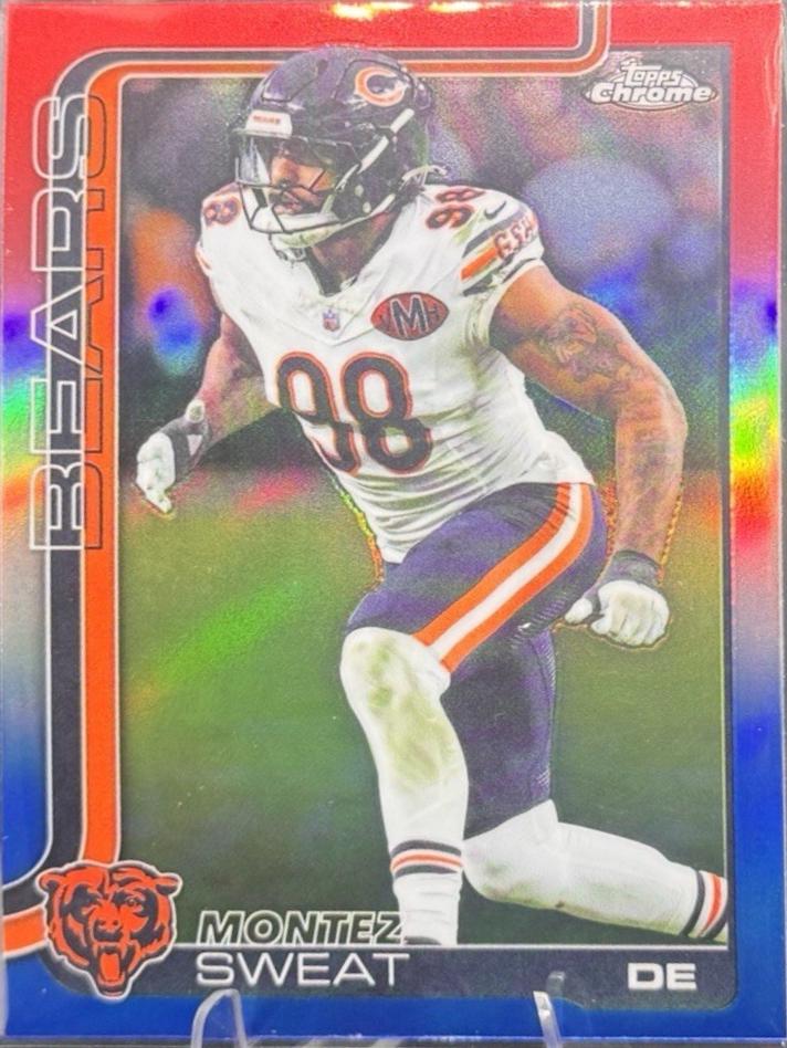 Montez Sweat [Red White Blue Refractor] #56