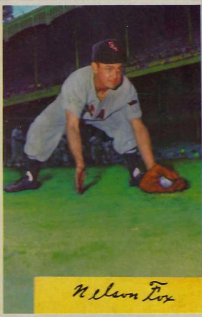 Nellie Fox #6 Baseball Cards 1954 Bowman