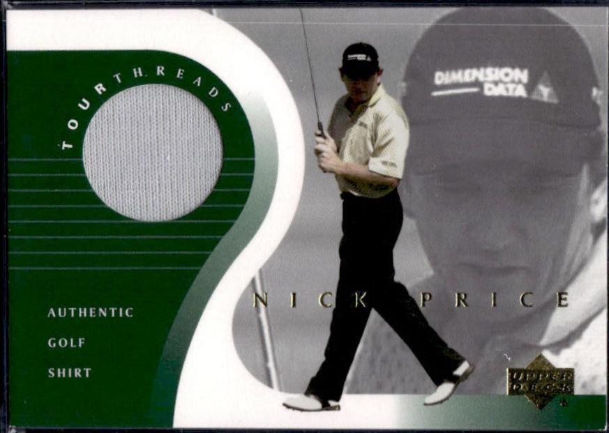 Nick Price #TT-NP Golf Cards 2001 Upper Deck Tour Threads