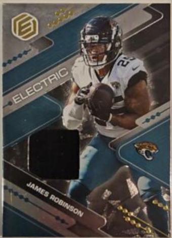 James Robinson #ELE-12 Football Cards 2022 Panini Elements Electric