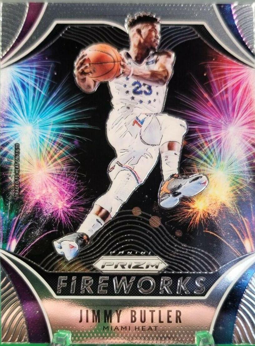 Jimmy Butler #14 Basketball Cards 2019 Panini Prizm Fireworks