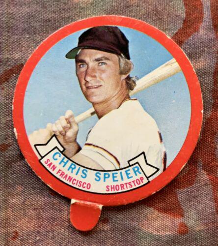 Chris Speier Baseball Cards 1973 Topps Candy Lids