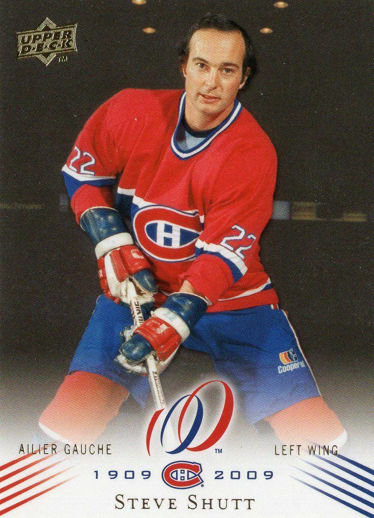 Steve Shutt #43 Hockey Cards 2008 Upper Deck Montreal Canadiens Centennial
