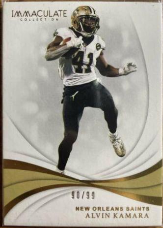 Alvin Kamara #65 Football Cards 2019 Panini Immaculate Collection