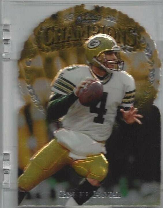 Brett Favre #340 Football Cards 1997 Topps Finest
