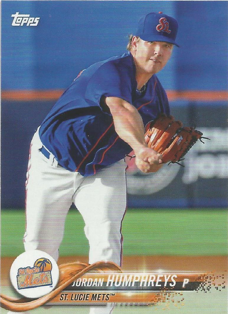 Jordan Humphreys #5 Baseball Cards 2018 Topps Pro Debut