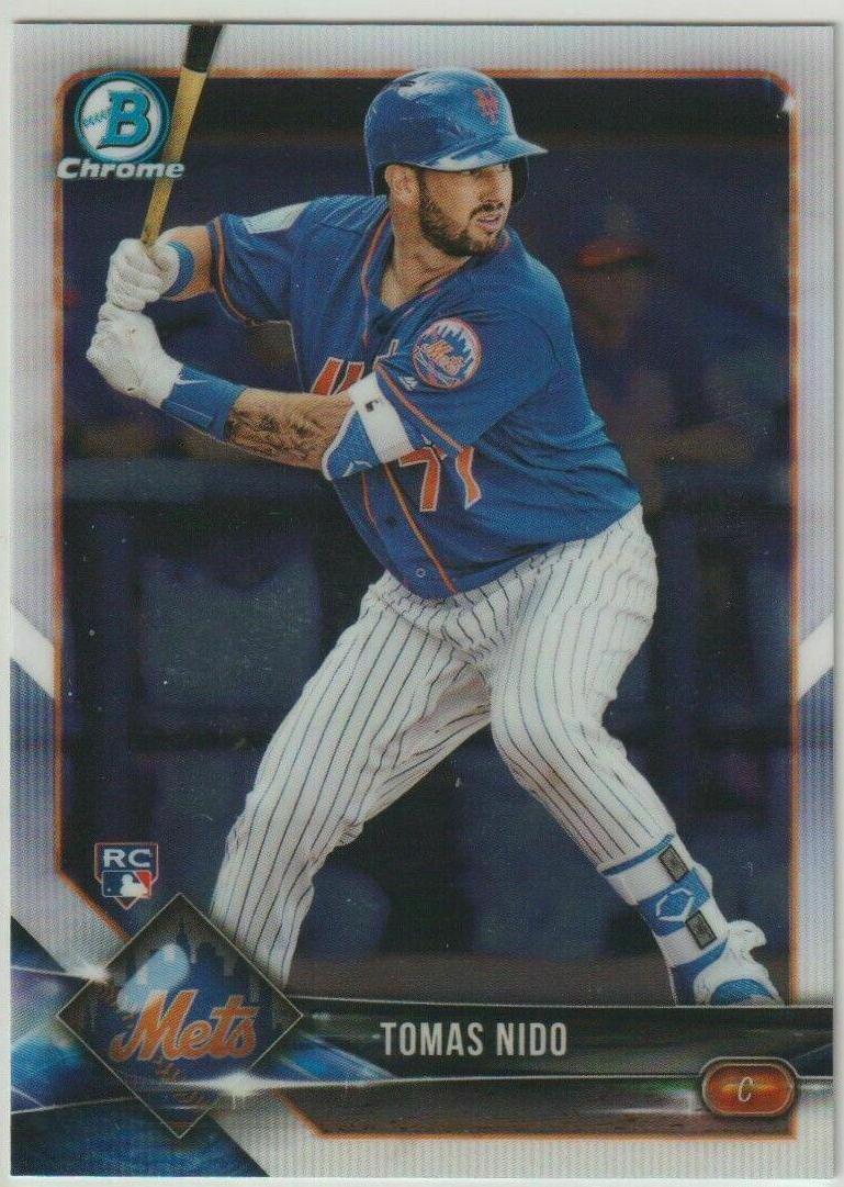 Tomas Nido #76 Baseball Cards 2018 Bowman Chrome