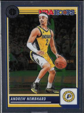 Andrew Nembhard #166 Basketball Cards 2023 Panini Hoops Premium Stock