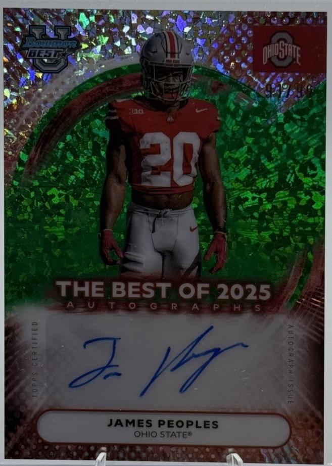 James Peoples [Green Mini-Diamond] #BOA-JP