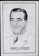Albert B. Chandler Baseball Cards 1950 Callahan Hall of Fame