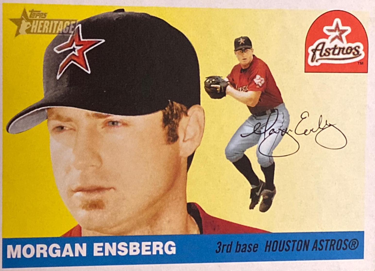 Morgan Ensberg Baseball Cards 2004 Topps Heritage