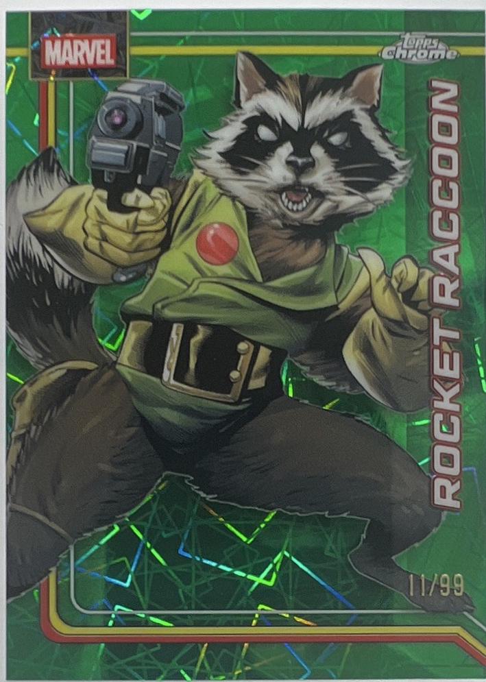 Rocket Raccoon Hulk Green Lazer Refractor