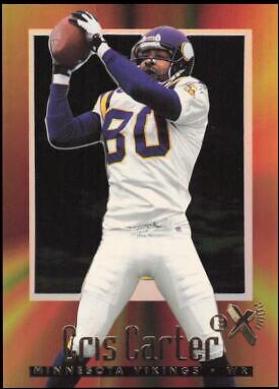 Cris Carter #16 Football Cards 1997 Skybox E X2000