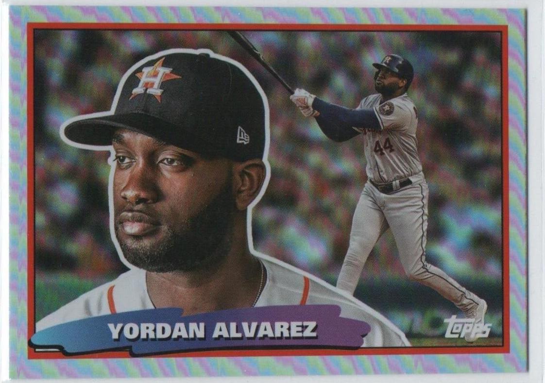Yordan Alvarez #88BF-21 Baseball Cards 2022 Topps Archives 1988 Big Foil