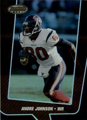 Andre Johnson #8 Football Cards 2005 Bowman's Best