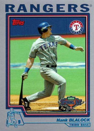 Hank Blalock #40 Baseball Cards 2004 Topps Opening Day