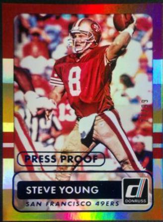 Steve Young [Press Proof Blue] #183