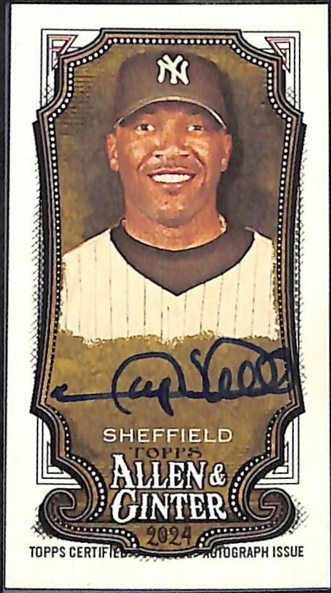Gary Sheffield [Black Frame] #MA-GS