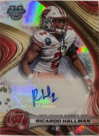 Ricardo Hallman #BOA-RH 2024 Bowman Best University Autograph Refractor Football