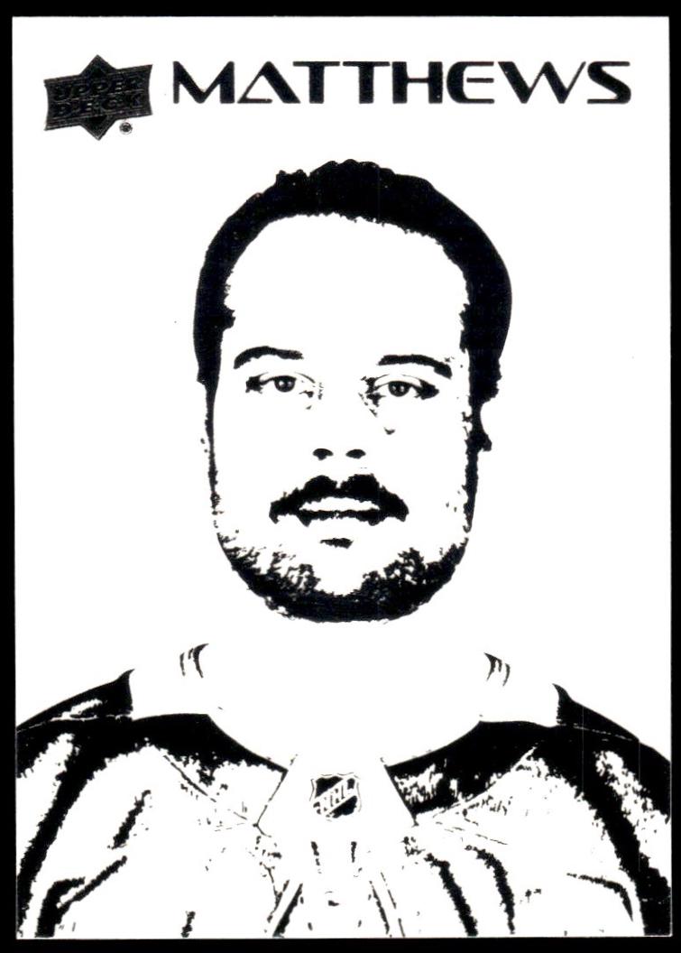 Auston Matthews #ST-71 2026 Upper Deck Stencils Hockey