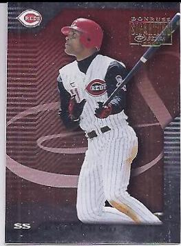 Barry Larkin #43 Baseball Cards 2001 Donruss Signature