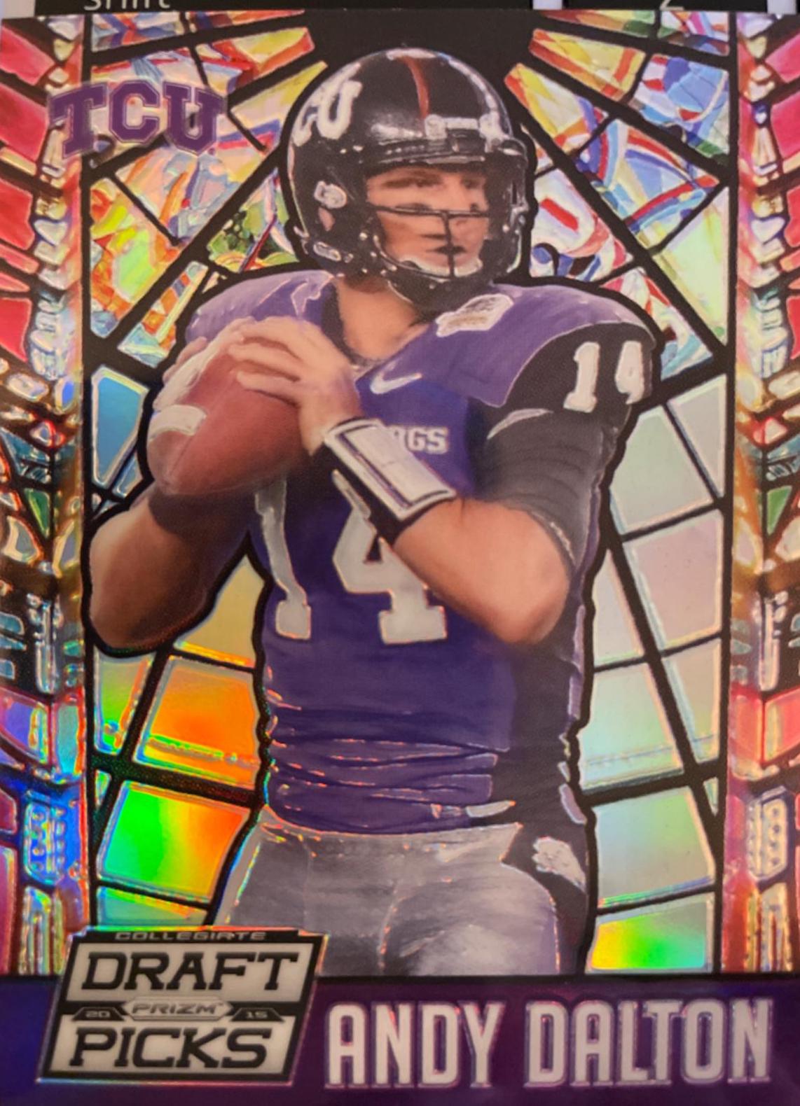 Andy Dalton #5 Football Cards 2015 Panini Prizm Collegiate Draft Picks