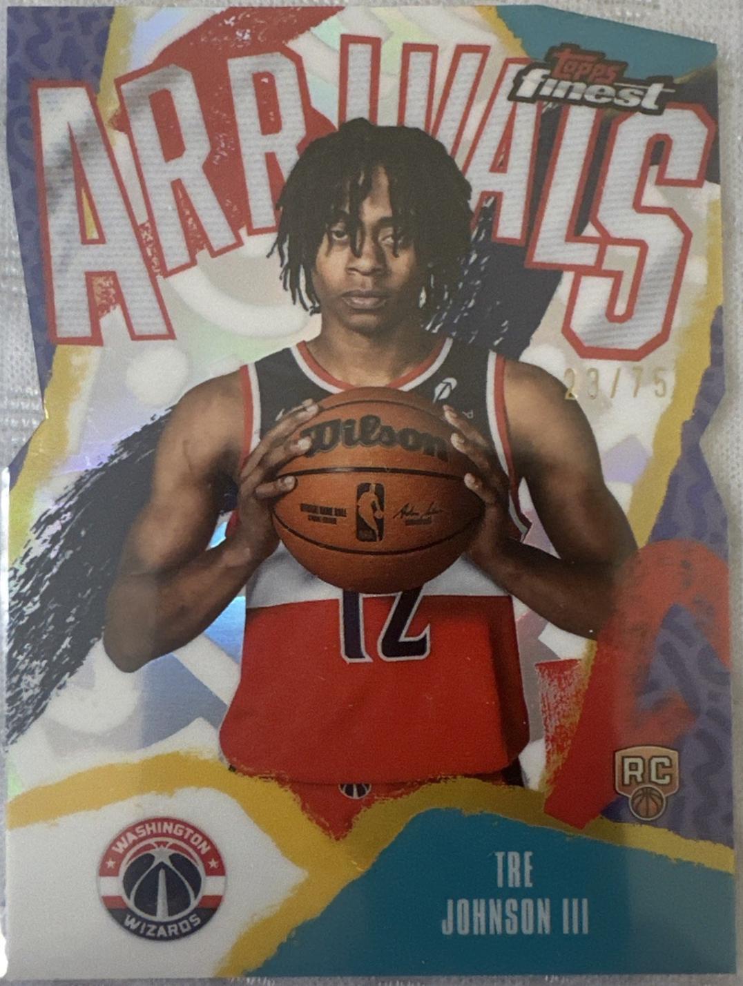 Tre Johnson III [Die-Cut Refractor] #A-6
