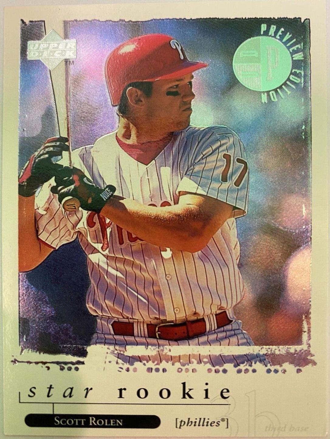 Scott Rolen #2 Baseball Cards 1998 Upper Deck Rookie Edition Preview