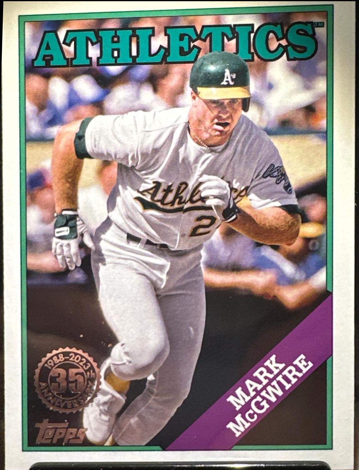 Mark McGwire #T88-5 Baseball Cards 2023 Topps Silver Pack 1988 35th Anniversary