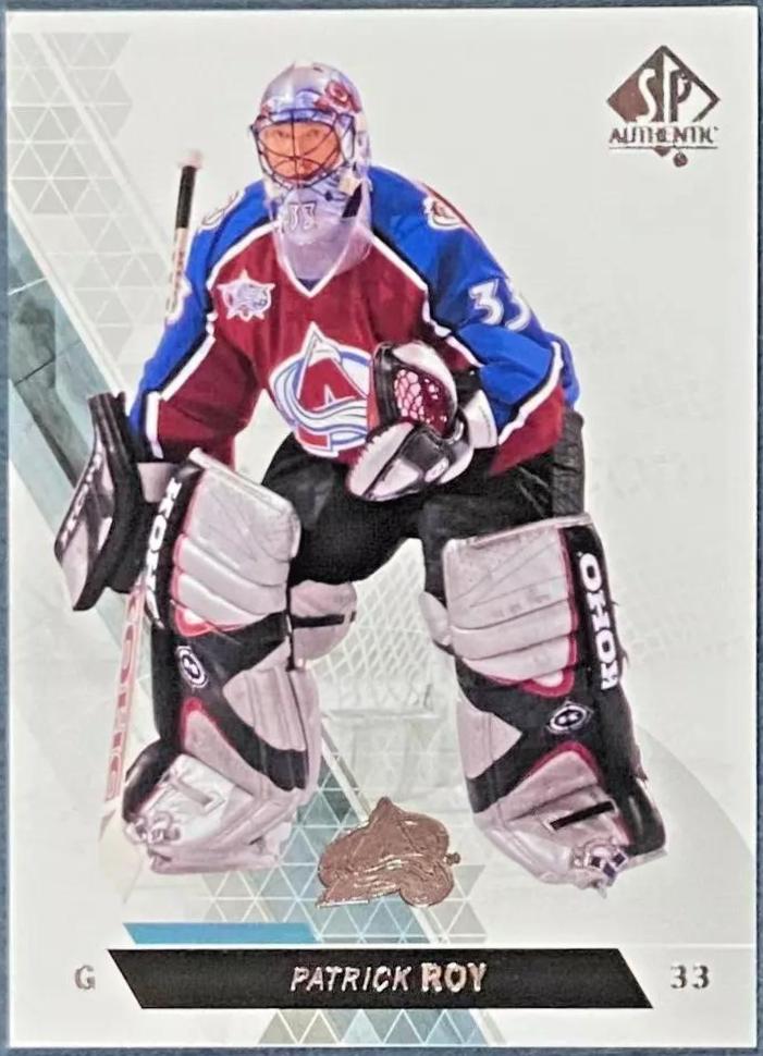 Patrick Roy #45 Hockey Cards 2013 SP Authentic