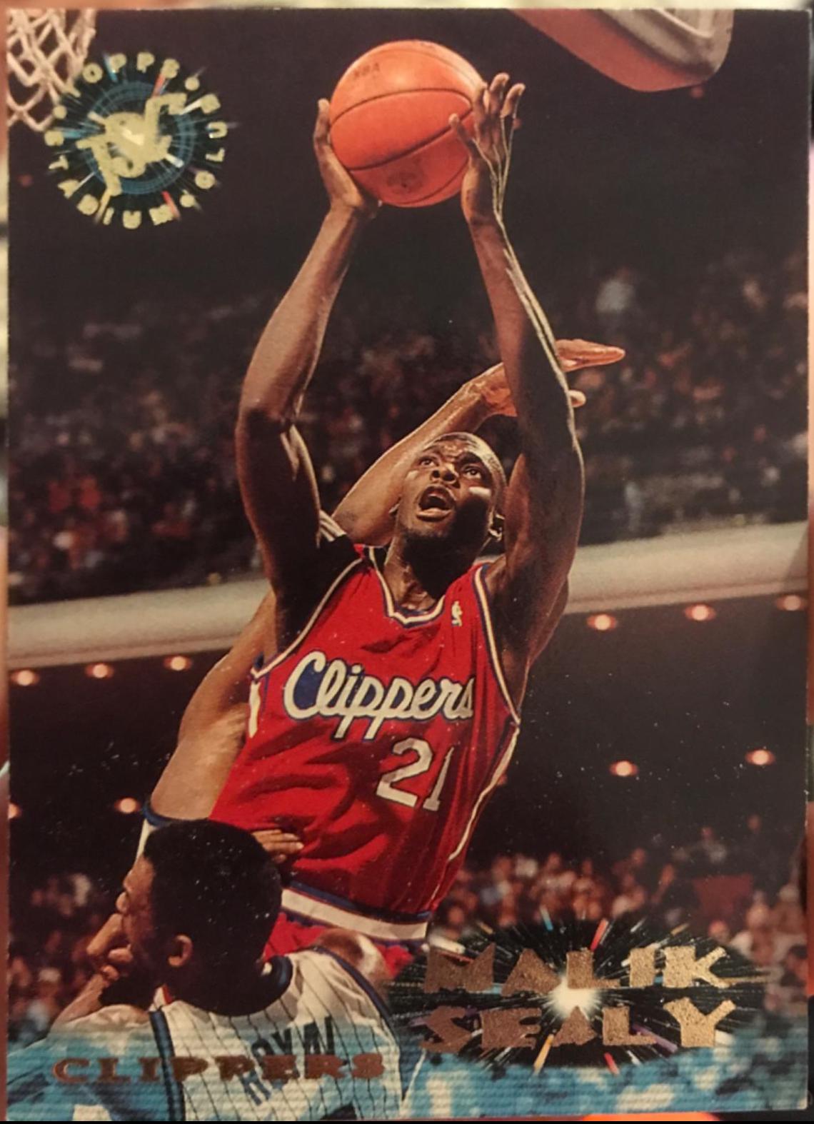 Malik Sealy #14 Basketball Cards 1995 Stadium Club